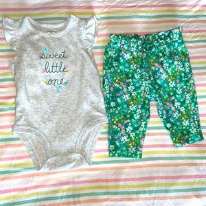 Carters 0-3 mo set